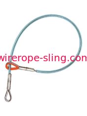 чокеровщик слинга веревочки провода 5К веревочка провода 6 Фт покрытая ПВК с глазами кольца