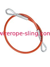 Красные покрытые Пвк прекращения стальной твердости удара кабеля различные для многосторонности