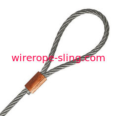 Гальванизированные собрания кабельной проводки, слинг веревочки провода с мягкой нержавеющей сталью ранга глаза 316