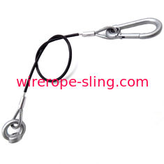 Oem Steel Wire Rope Sling с покрытием Pvc, оцинкованный с помощью зондов с петлями