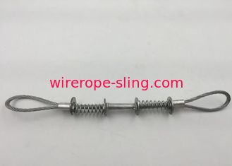 веревочка провода безопасности 3.2мм и слинг, гальванизированный слинг стального провода с длиной петли