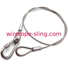 Слинги кабеля веревочки провода Гальваньцзыед 9.5мм с двойником проштемпелевали рукав/глаз кольца