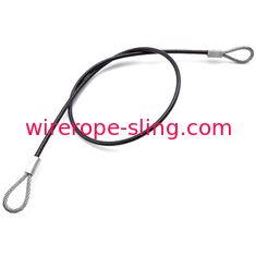 Черные слинги уздечки веревочки провода Пвк, слинг кабеля длины 3000мм с петлями