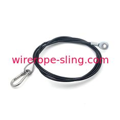 аксессуары подъемных стропов подъема кабеля 4.0мм черной покрытые пластмассой нержавеющие с Скревгате