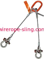 Кольцо слинга веревочки провода ноги 1 дюйма диаметра 2 для того чтобы скрепить болтами связь сережки анкера продолговатую мастерскую