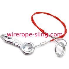 ПВК покрывая крюк и кольцо Ассемблид слинга кабеля нержавеющего провода поднимаясь стальные