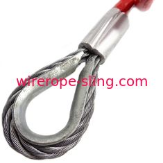 Прочная безопасность слинга веревочки стального провода отжала веревочку поднимаясь провода автомобиля крана кудели кабельной проводки