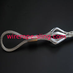 Определите сжатие сетки следа носка кабеля слинга веревочки провода двойной стренги глаза вязать вперед