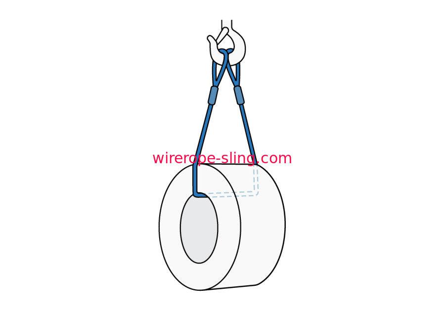 Высококачественный одиночный слинг веревочки провода вашгерда для поднимаясь применений