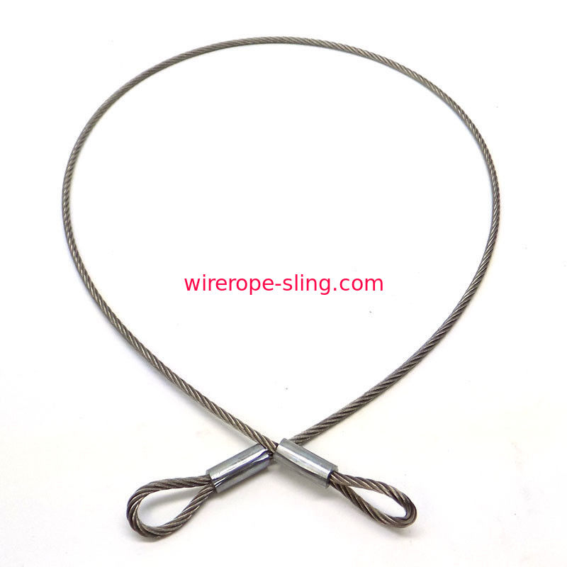 Ядр 1-3/8 стренги слингов веревочки провода нержавеющей стали 7кс19» наблюдает 45" длина