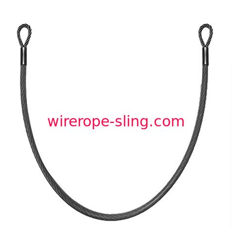 Полная веревочка провода кабеля спортзала прочности перерыва, нейлон покрыла петлю кабеля для того чтобы закрепить петлей талреп