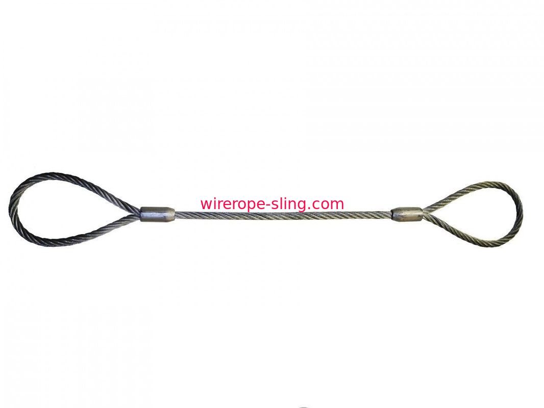 Слинг 6кс25 ИВРК веревочки провода ноги дюйма 1/2 одиночный глаз 3 дюймов длины для того чтобы наблюдать фламандская петля кончается