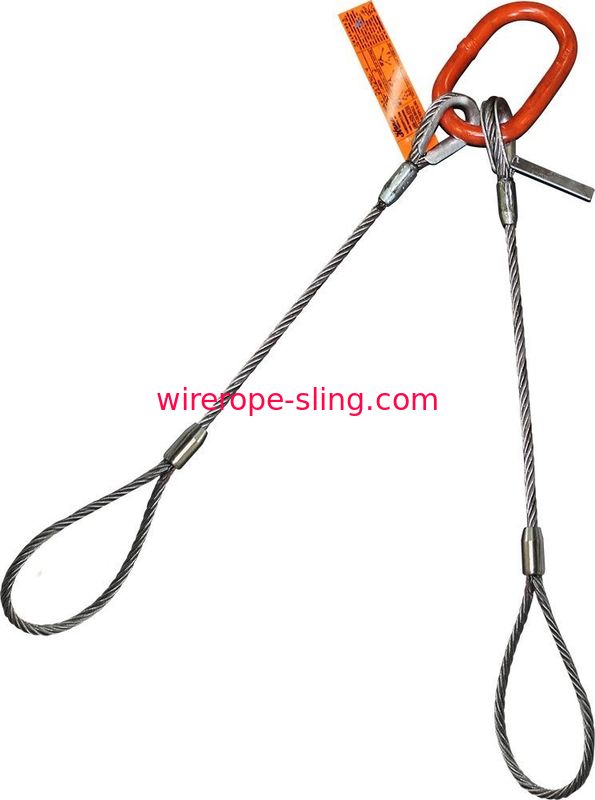 Петля слинга веревочки провода 2 ног фламандская кончает связь сверхмощных верхних колец продолговатую мастерскую