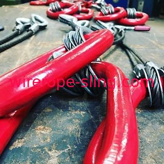 Разные виды слинга веревочки провода кабеля высокого растяжимого крана стальные поднимая слинги кабеля