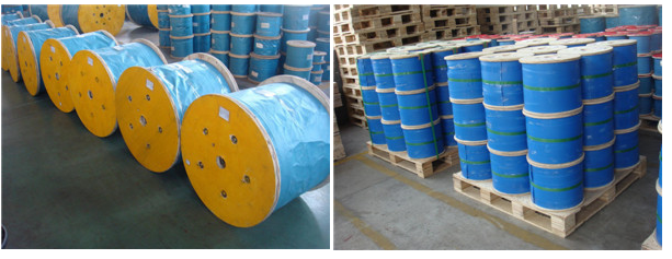 PVC - PU нейлоновый стальной канат, используемый для гибкой проволоки, качество и долговечность, оптовая цена