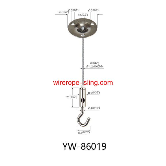 светильник системы подвески потолка с крепежными креплениями YW86018