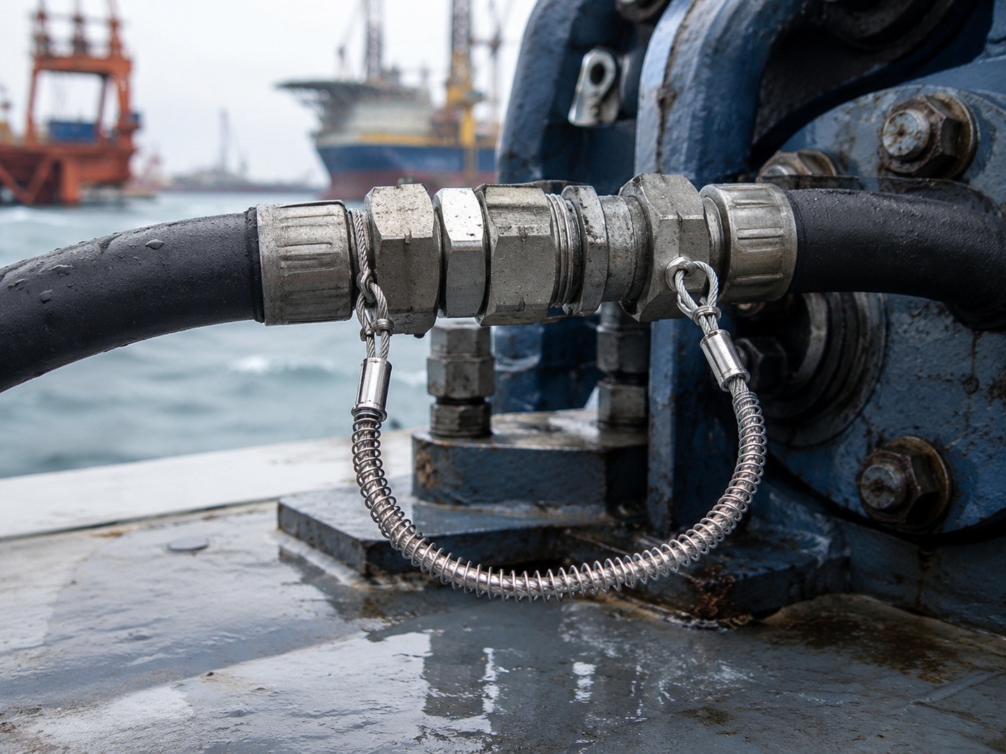 Marine гидравлический шланг кабель безопасности for shipyard and offshore maintenance Marine гидравлический шланг кабель безопасности for shipyard and offshore maintenance